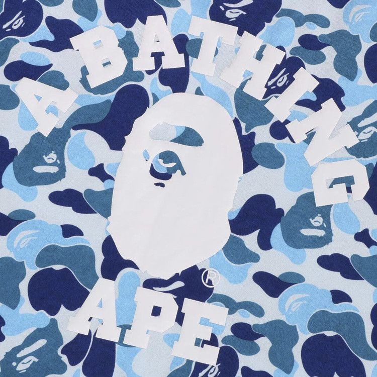 Bape Abc Camo College Tee 'blue'