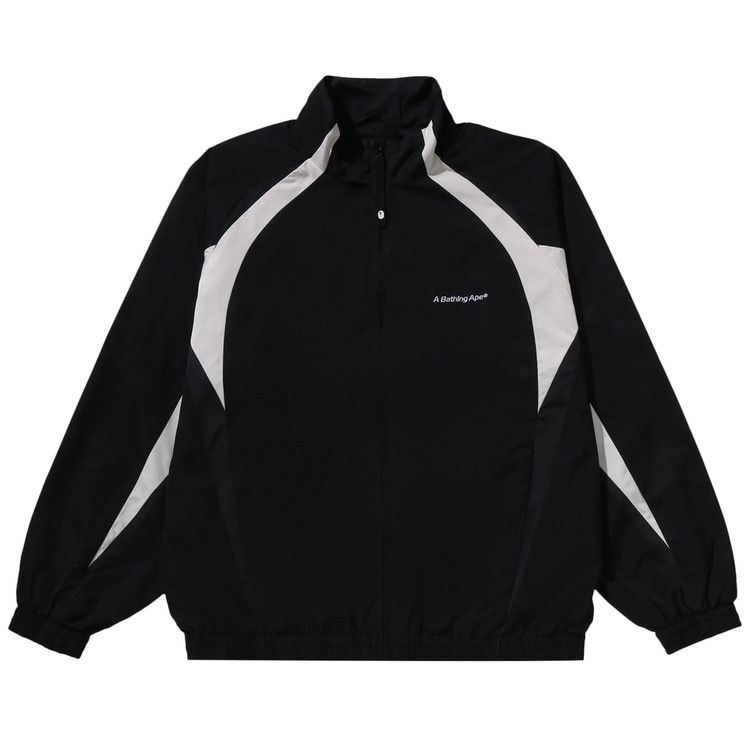 Buy BAPE Bathing Ape Logo Track Jacket 'Black' - 1K80 140 Buy BAPE Bathing Ape Logo Track Jacket 'Black' - 1K80 140
