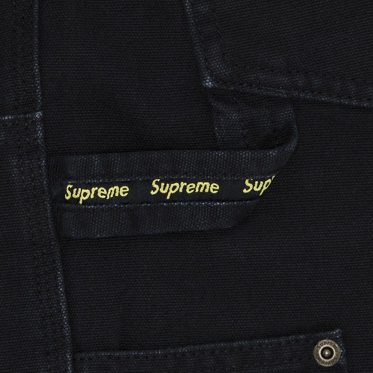 Buy Supreme Double Knee Painter Pant 'Black' - FW24P49 BLACK Buy Supreme Double Knee Painter Pant 'Black' - FW24P49 BLACK