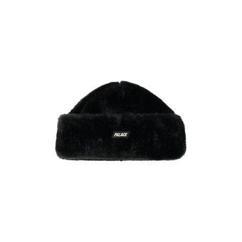 帽子 Palace TEDDY Beanie Black S/M Palace Skateboards Teddy Beanie Black Size L/XL FW23 Faux