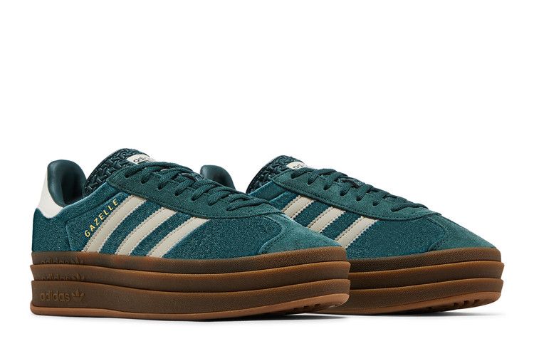 Adidas Wmns Gazelle Bold 'mineral Green Velvet'