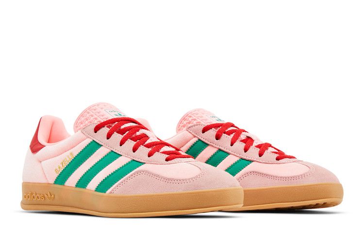 Adidas Wmns Gazelle Indoor 'glow Pink Court Green'