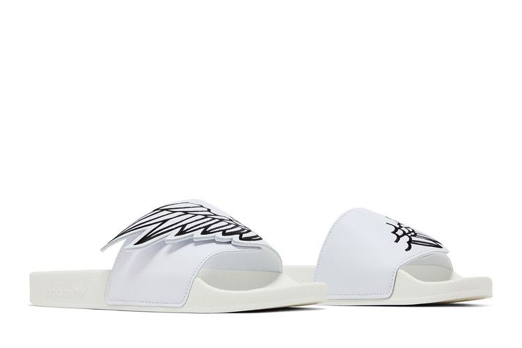 Jeremy Scott X Adidas Adilette Wings Slide Monogram