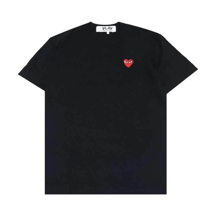 Buy Comme des Garçons PLAY Heart Emblem T-Shirt 'Black' - AX