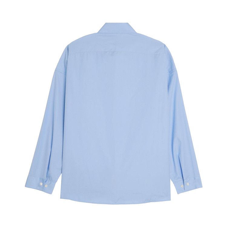 Marni Logo Popeline Shirt 'Iris Blue' — foto 3