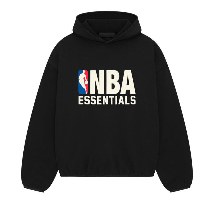 Buy Fear of God Essentials x NBA Hoodie 'Black' - 192AL246401F | GOAT
