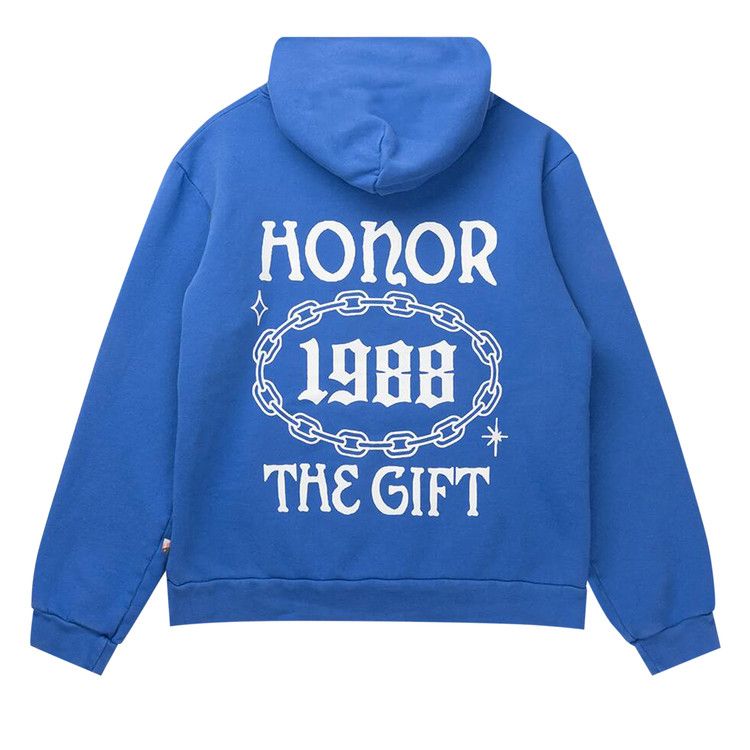 Honor The Gift Chainlink Logo Hoodie 'Blue' — foto 3