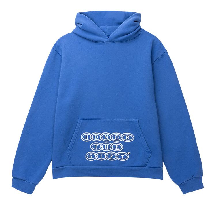 Honor The Gift Chainlink Logo Hoodie 'Blue' — foto 2