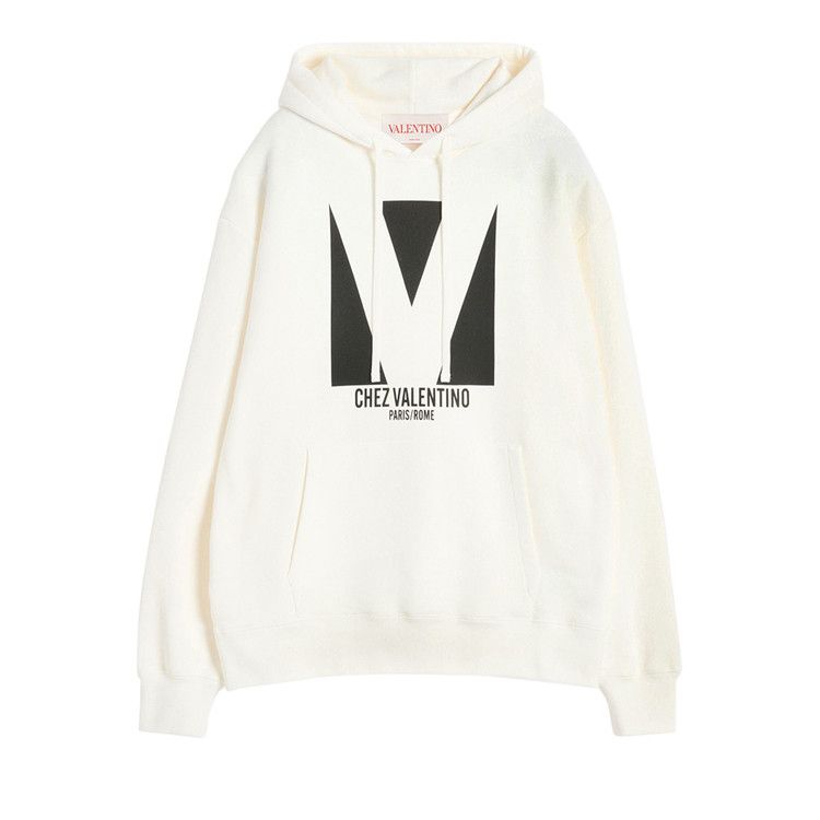 Buy Valentino Chez Valentino Drawstring Hoodie 'White