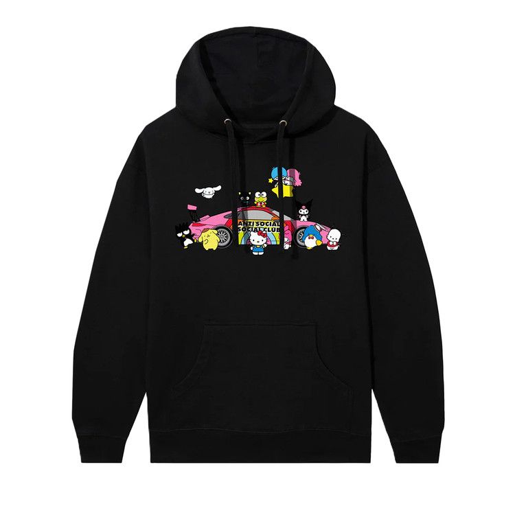 Anti Social Social Club x Hello Kitty Racing Hoodie Black