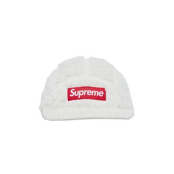 Supreme fuzzy camp cap 白 Supreme Fuzzy Camp Cap (FW24) - $54
