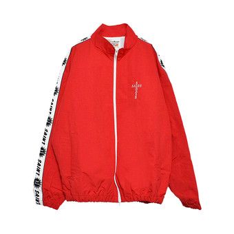 Buy SAINT Mxxxxxx Side Tape Track Jacket 'Red' - SM YS8 0000 065