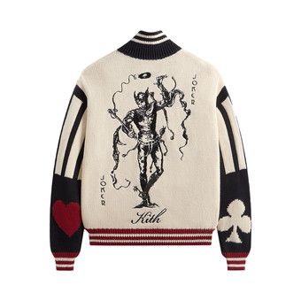 Buy Kith x Batman Joker Wyona Full Zip Sweater 'Sandrift