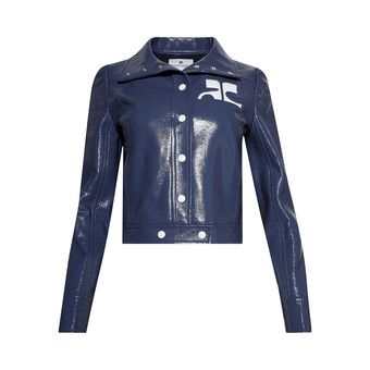 ジャケット Courreges Jackets Blue Courrèges button-up Jacket | Blue | FARFETCH