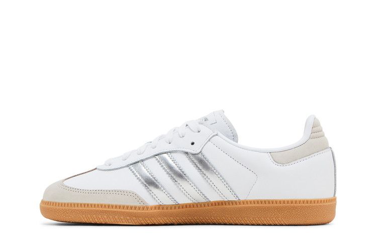 adidas Samba OG White Silver Metallic Grey (Women's) — foto 4