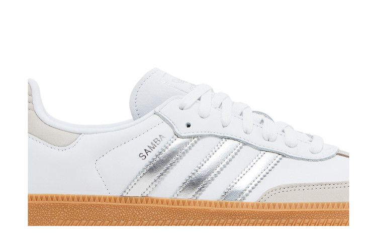 adidas Samba OG White Silver Metallic Grey (Women's) — foto 3