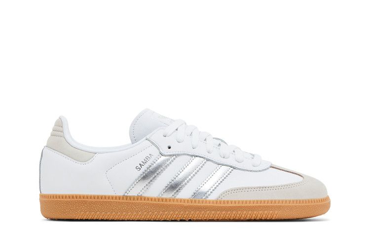 adidas Samba OG White Silver Metallic Grey (Women's) — foto 2
