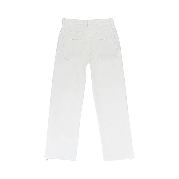 Purple Brand Full Side Zip Skinny Jeans 'white'