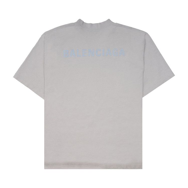 Balenciaga Reflective Logo T-Shirt 'off White'