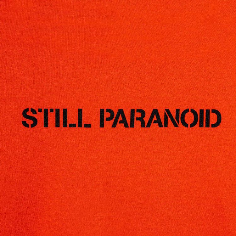 Anti Social Social Club X Undefeated Still Paranoid Hoodie Orange