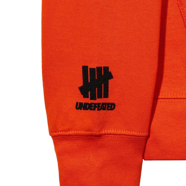 Anti Social Social Club X Undefeated Still Paranoid Hoodie Orange