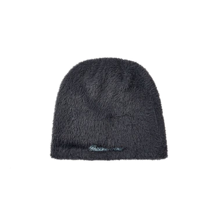 Buy thisisneverthat Shaggy No Cuff Beanie 'Charcoal