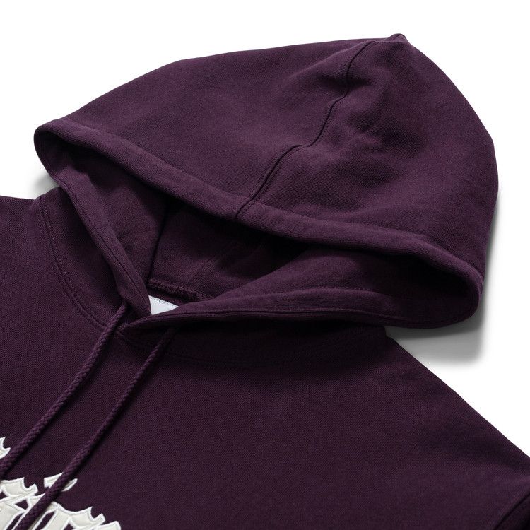 Buy thisisneverthat Old English Logo Hoodie 'Wine