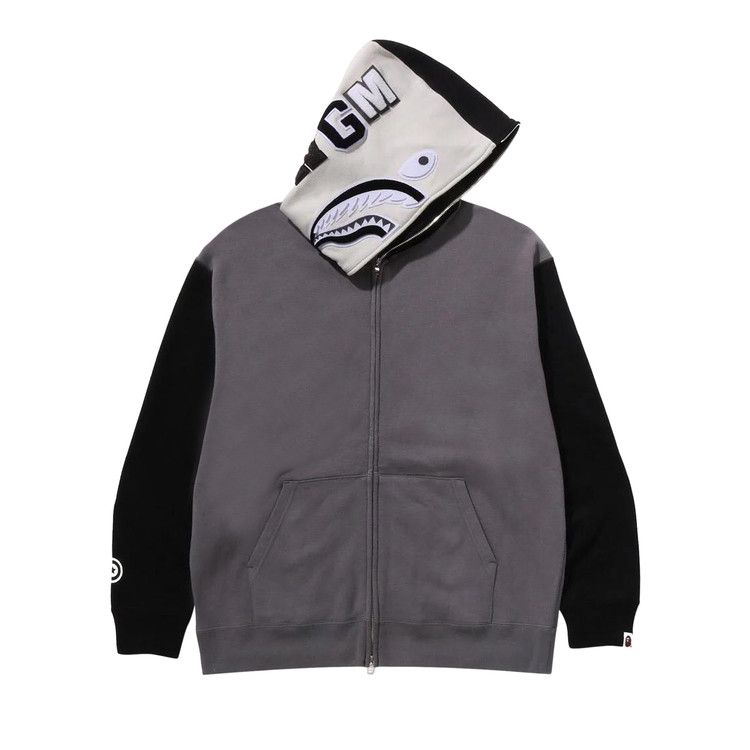 Bape Shark Full Zip Hoodie #1 Black