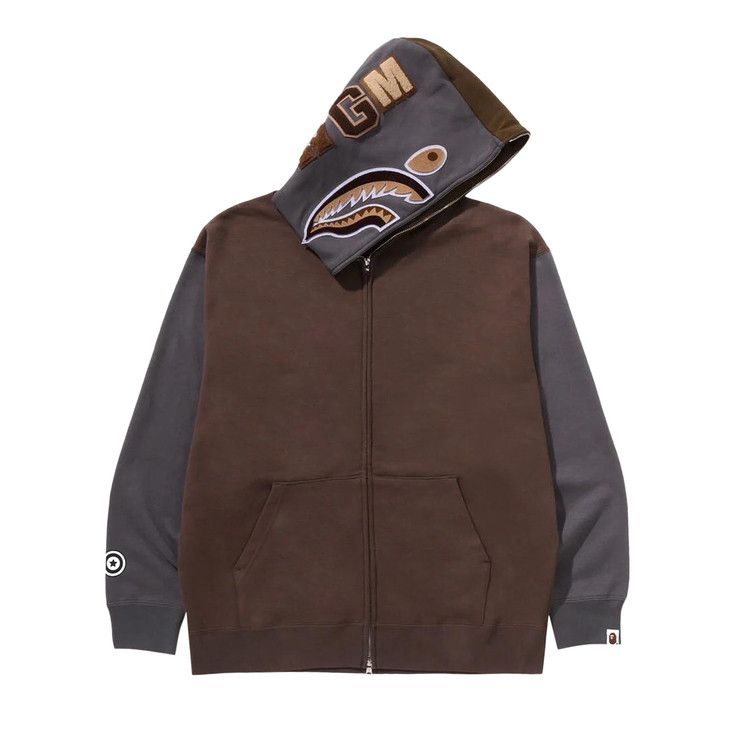 Bape Shark Full Zip Hoodie #2 'beige'