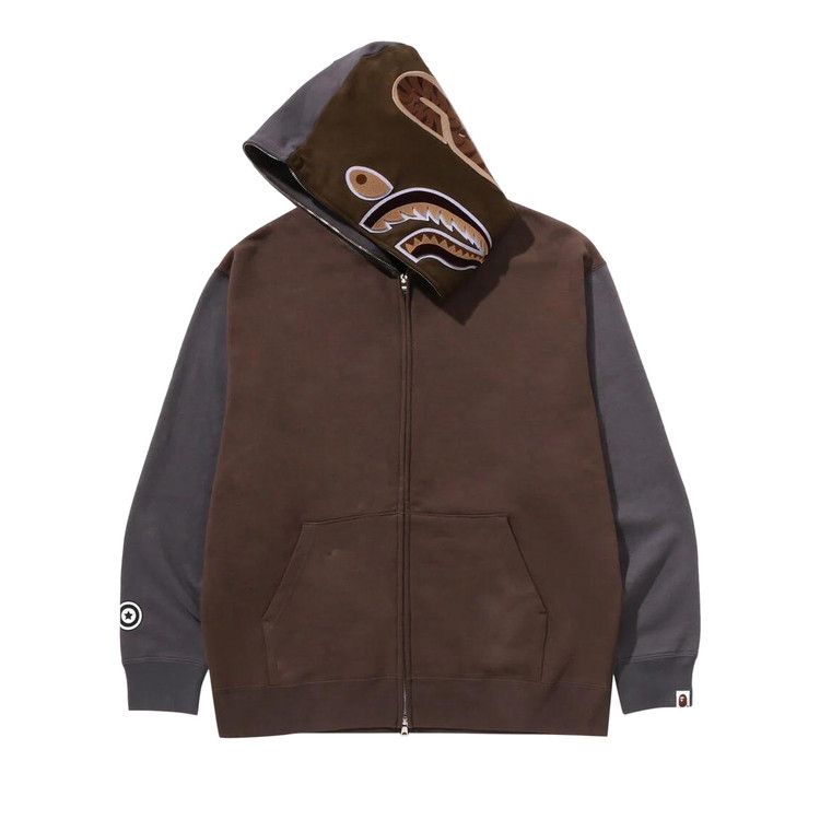Bape Shark Full Zip Hoodie #2 'beige'