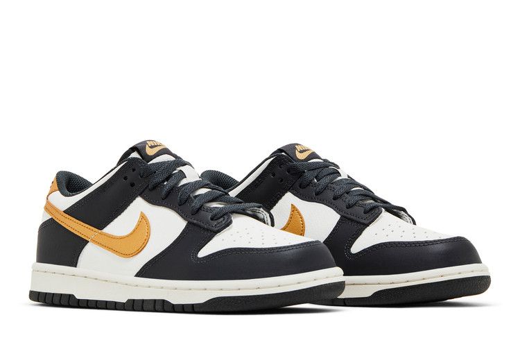 Dunk Low Gs Anthracite Metallic Gold