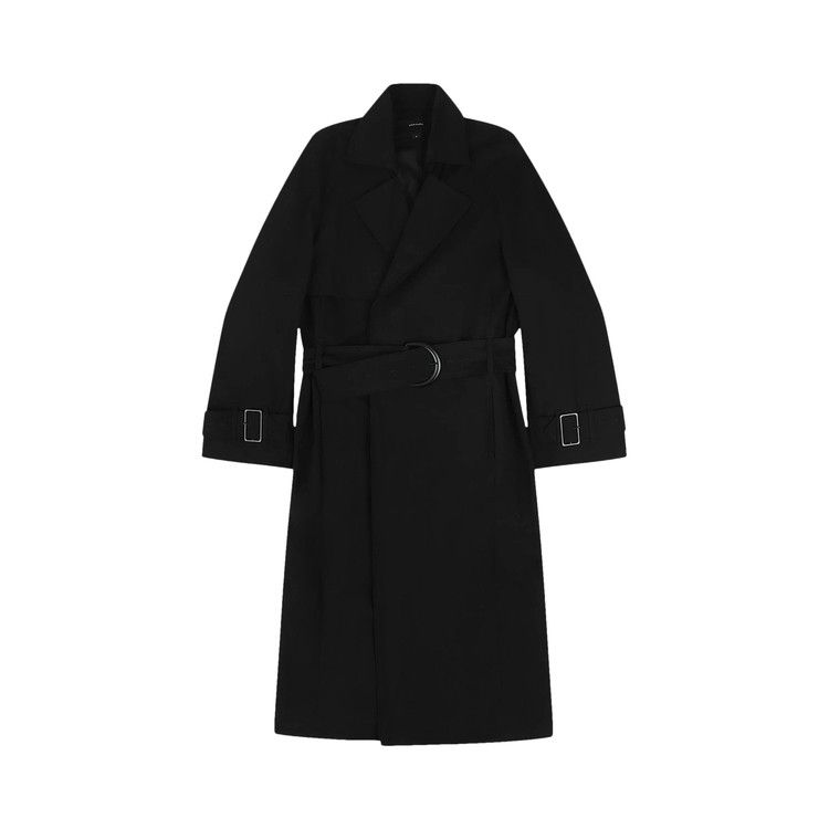 Buy Entire Studios Goodman Trench Coat 'Black' - ES2645BL | GOAT