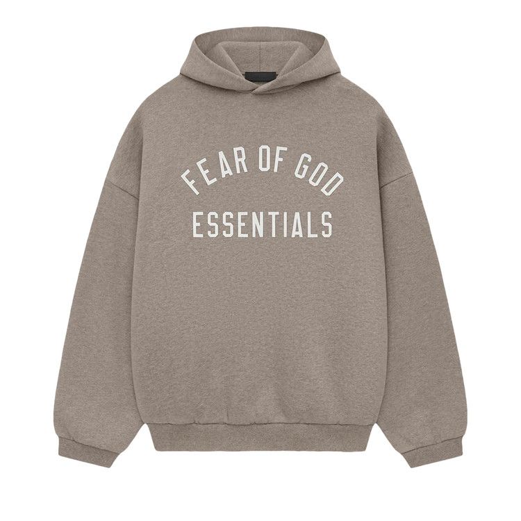 Buy Fear of God Essentials Fleece Hoodie 'Heather Grey