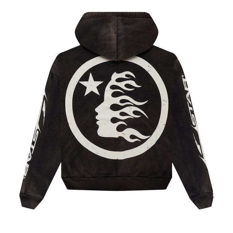 Hellstar Logo Zip-Up Hoodie 'black'