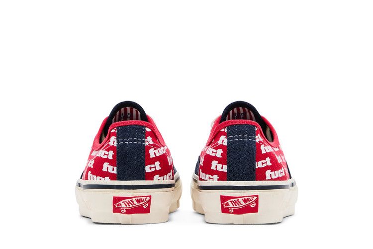 Fuct X Slam Jam X Vans Authentic Reissue 44 Lx Red Marshmallow