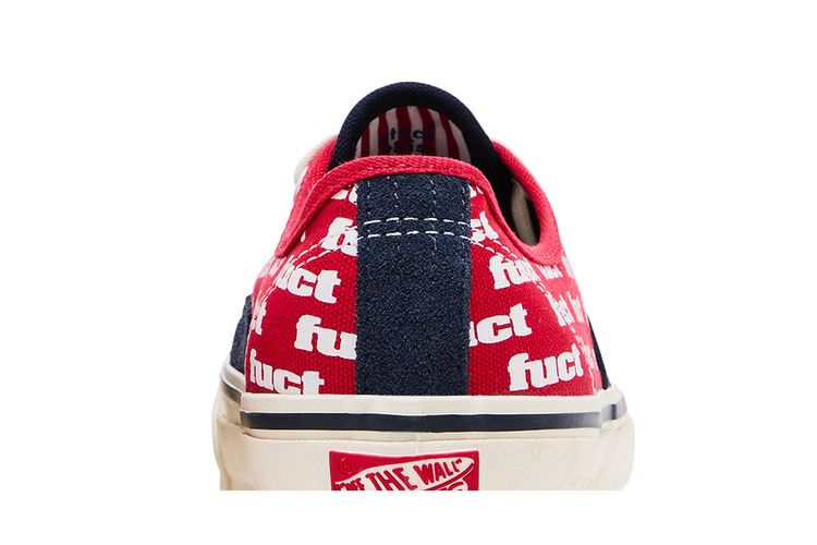 Fuct X Slam Jam X Vans Authentic Reissue 44 Lx Red Marshmallow