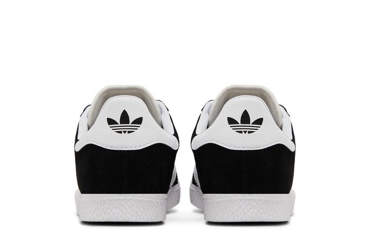 adidas Kids' Grade School Gazelle Shoes, Size 7, Black/White