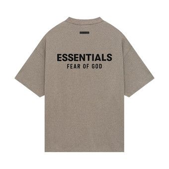 Buy Fear of God Essentials Jersey Crewneck T-Shirt 'Heather