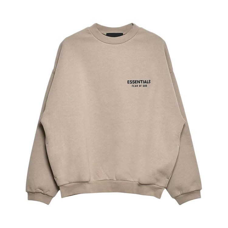 Fear Of God Essentials Fleece Crewneck 'desert Sand'