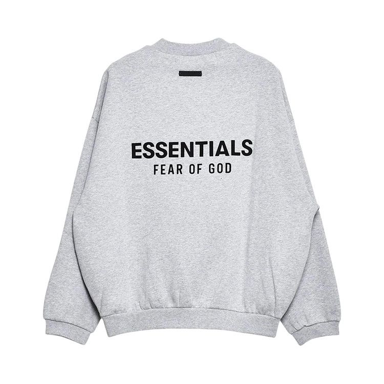 Fear Of God Essentials Fleece Crewneck Light Heather Grey
