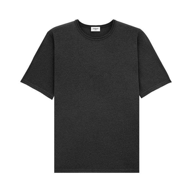 Tシャツ・カットソー Saint Laurent SS25 TSHIRT LOGO (818535YBHD2 1025) SAINT LAURENT: T-shirt men - Grey | Saint Laurent t-shirt