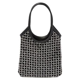 Buy Miu Miu Rete Starlight Crystal Tote Bag 'Black' - 5BA281