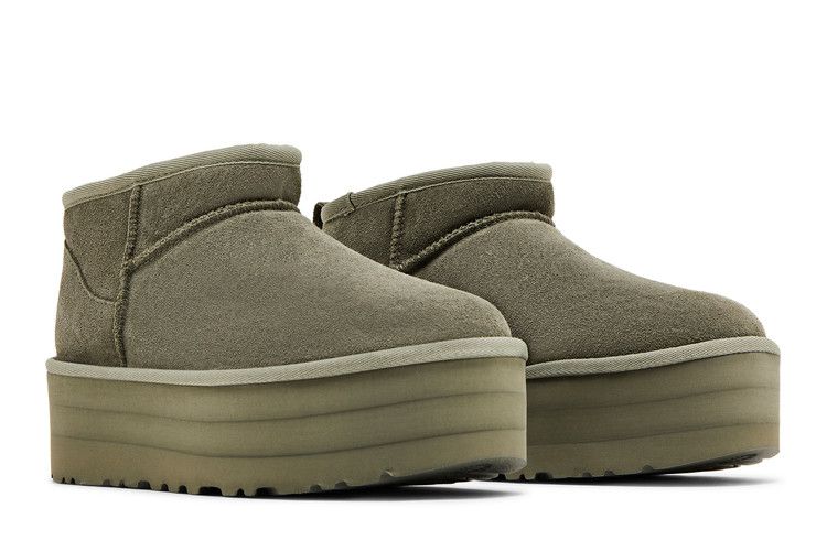 Ugg Wmns Classic Ultra Mini Platform Boot 'moss Green'