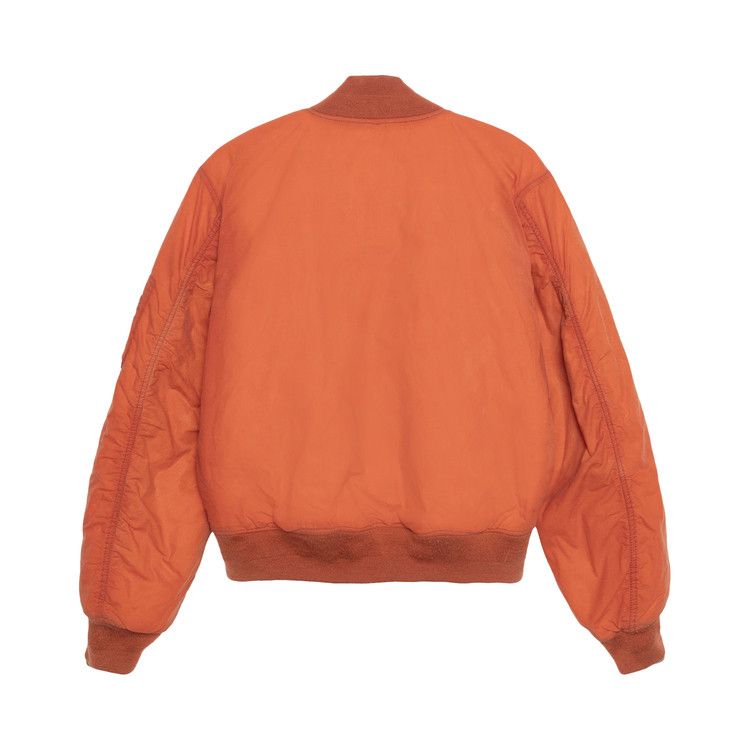 Stussy Waxed Built Bomber Jacket 'rust'