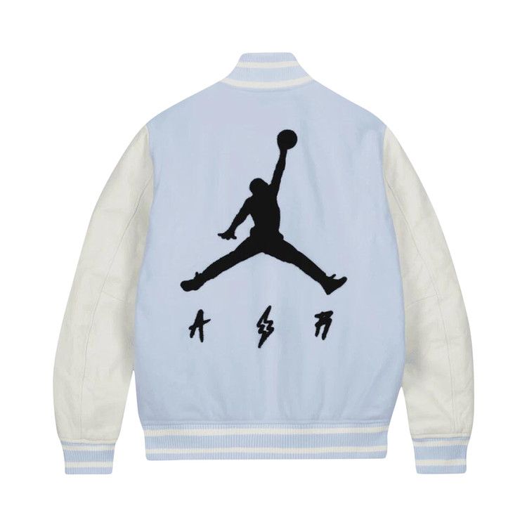 Air Jordan X J Balvin Varsity Jacket Celestine Blue
