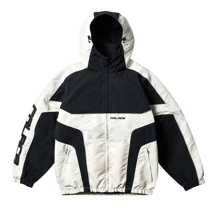 Buy Palace Piped Hooded Shell Jacket 'Black' - P28JK051 | GOAT