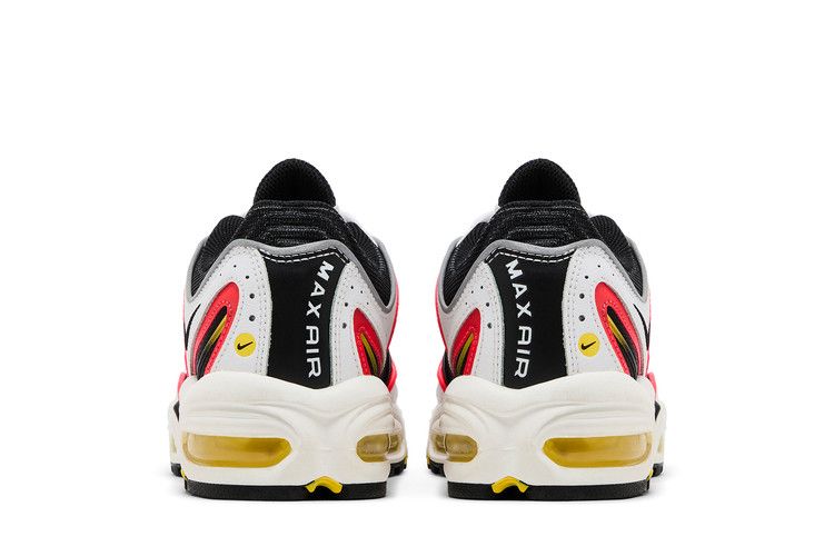 nike air max tailwind 4 white black crimson yellow