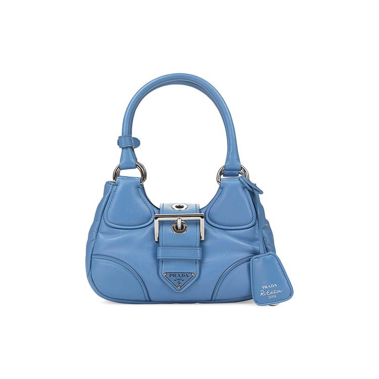 Prada 2002 Re-Edition Padded Moon Bag 'blue'