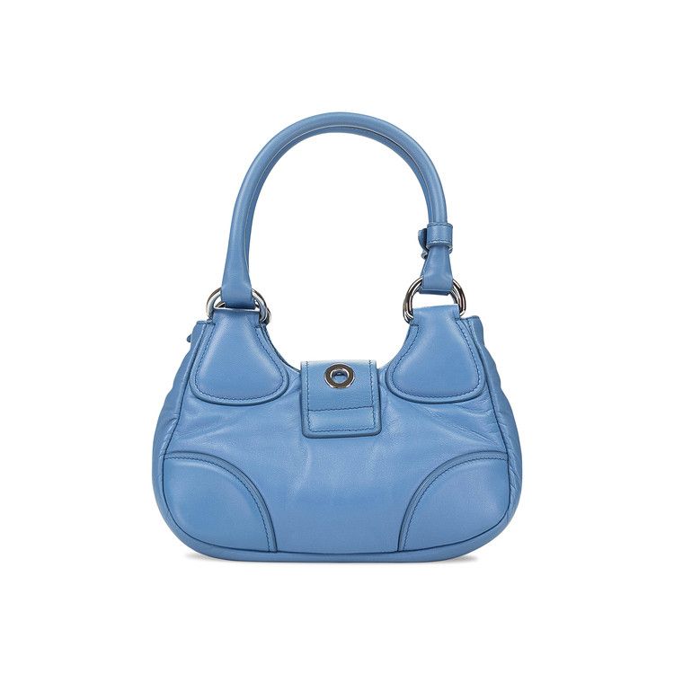 Prada 2002 Re-Edition Padded Moon Bag 'blue'