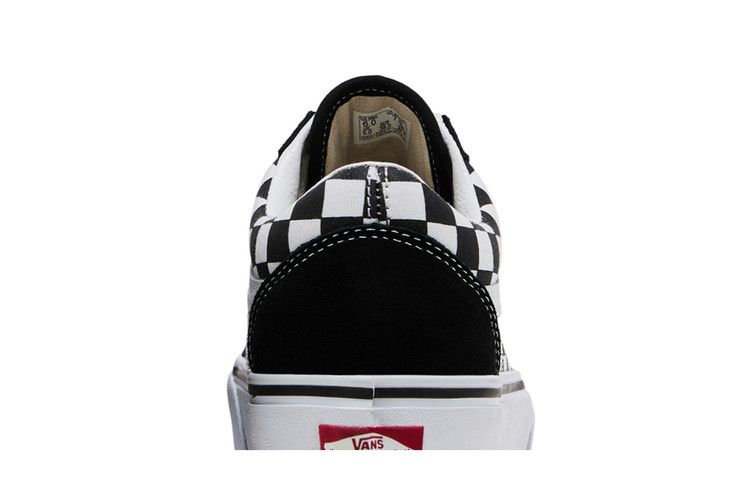 Vans Old Skool Platform Black White Checkerboard